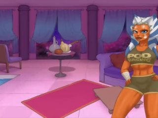 Hvězda války oranžový trainer část 31 cosplay třesk velký xxx mimozemšťan holky
