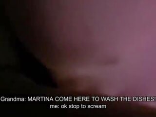 Martina बेकार है the दुकान साथी साथ उसकी stepgrandma बंद