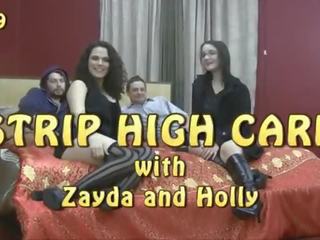 Striptiz high card with zayda and holly